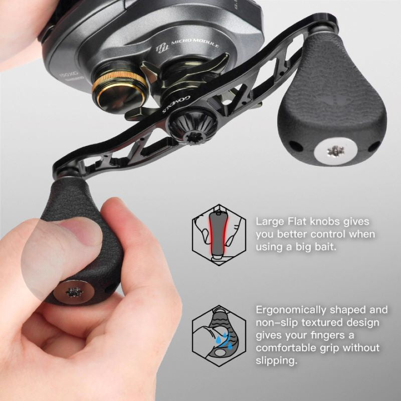  Gomexus 110mm Aluminium Handle With 35mm TPE Knob