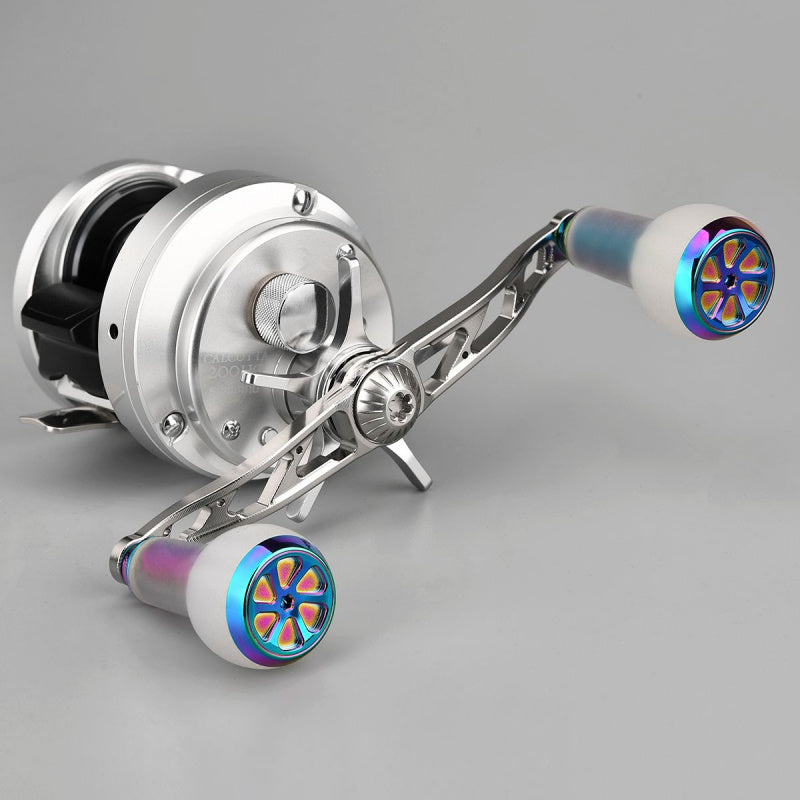  Gomexus Crank Handle Silver/Aurora Knob