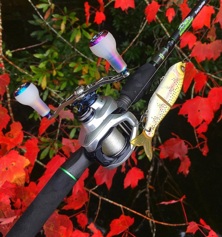  Gomexus Crank Handle Silver/Aurora Knob