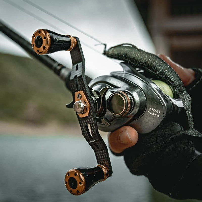 Gomexus 95mm Carbon Swept Handle With 20mm Aluminium Knob