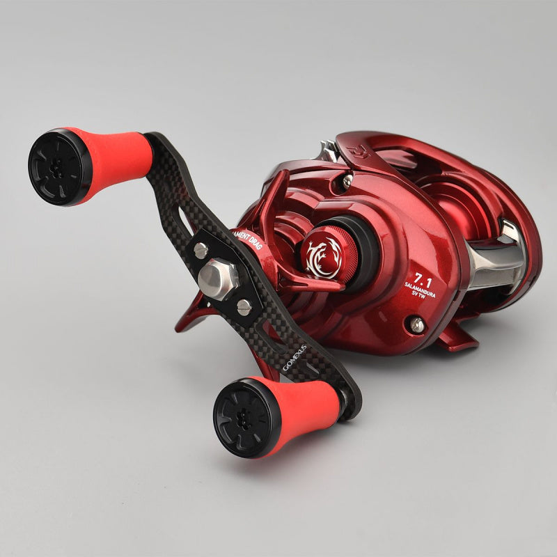 Gomexus 95mm Carbon Swept Handle With 20mm TPE Knob
