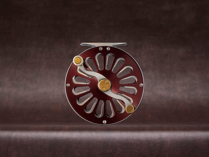 Frödin SALAR Fly Reel Burgundy