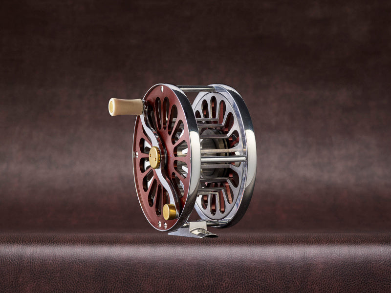  Frödin SALAR Fly Reel Burgundy